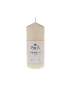 6" Pillar Candle (White & Ivory)