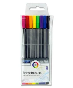 Pro:Scribe Finepoint Script Pens - Pack of 8